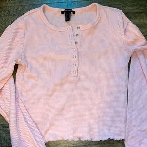 Forever 21 women’s pink long sleeve